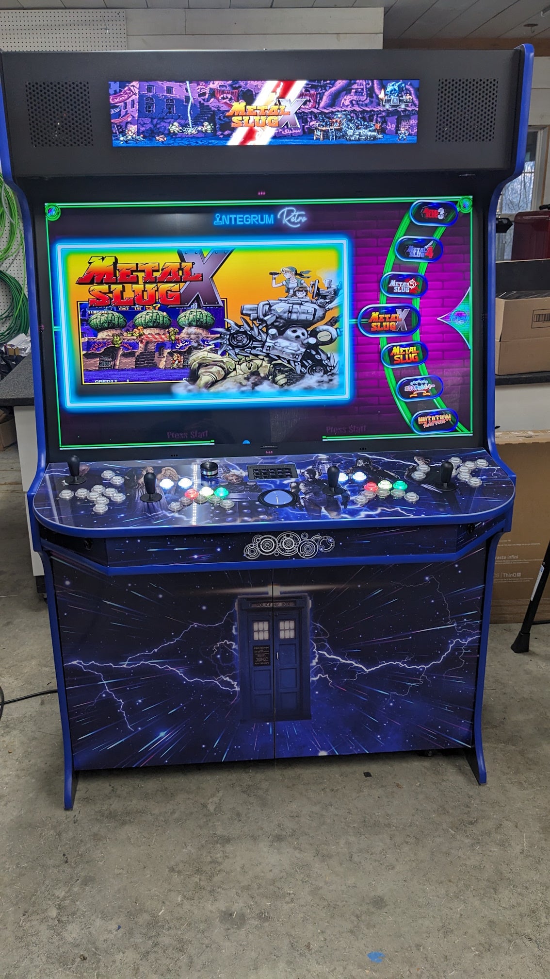 The ENVY  Ultimate 4-Player Retro Arcade Cabinet