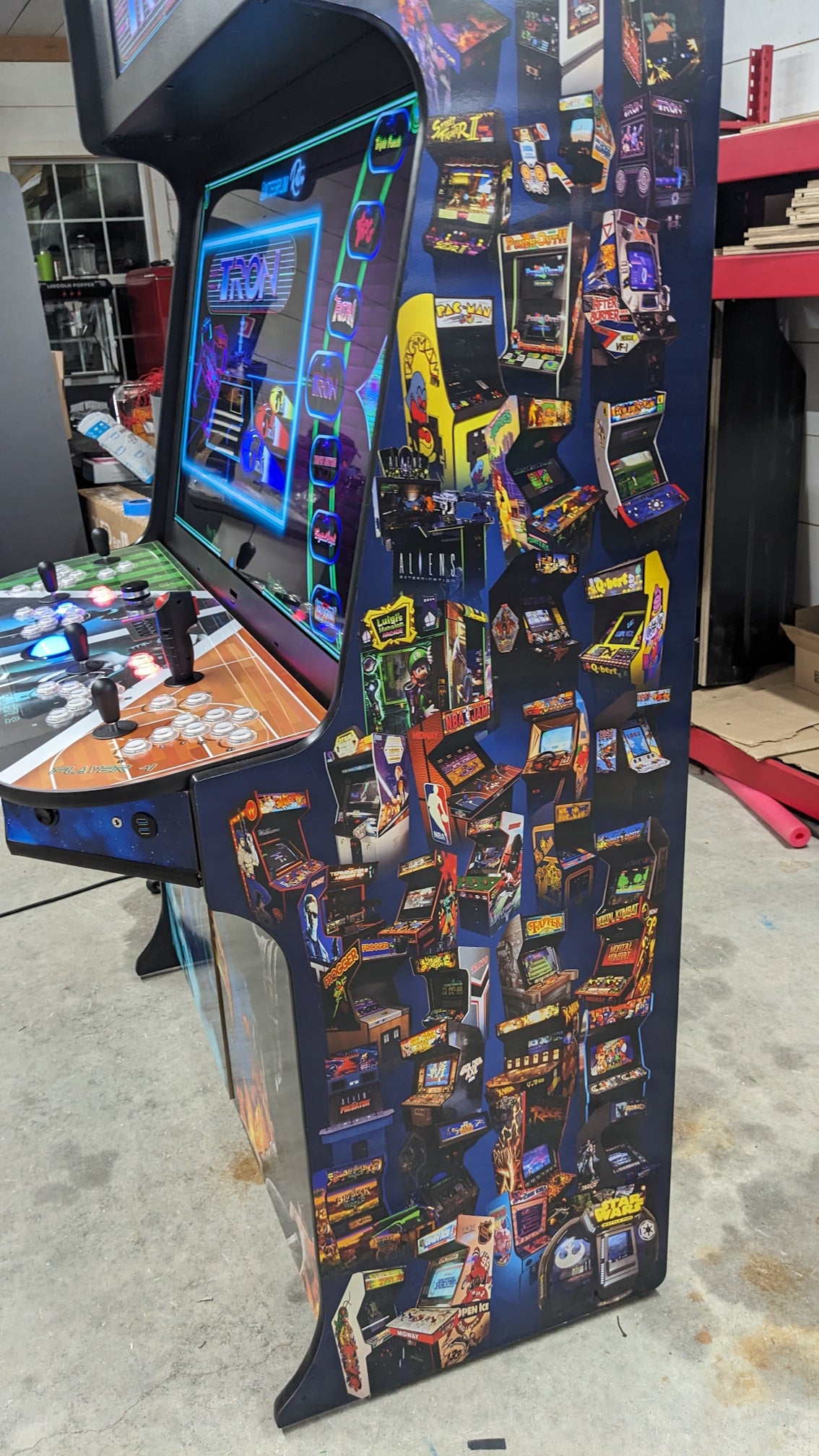 The ENVY  Ultimate 4-Player Retro Arcade Cabinet