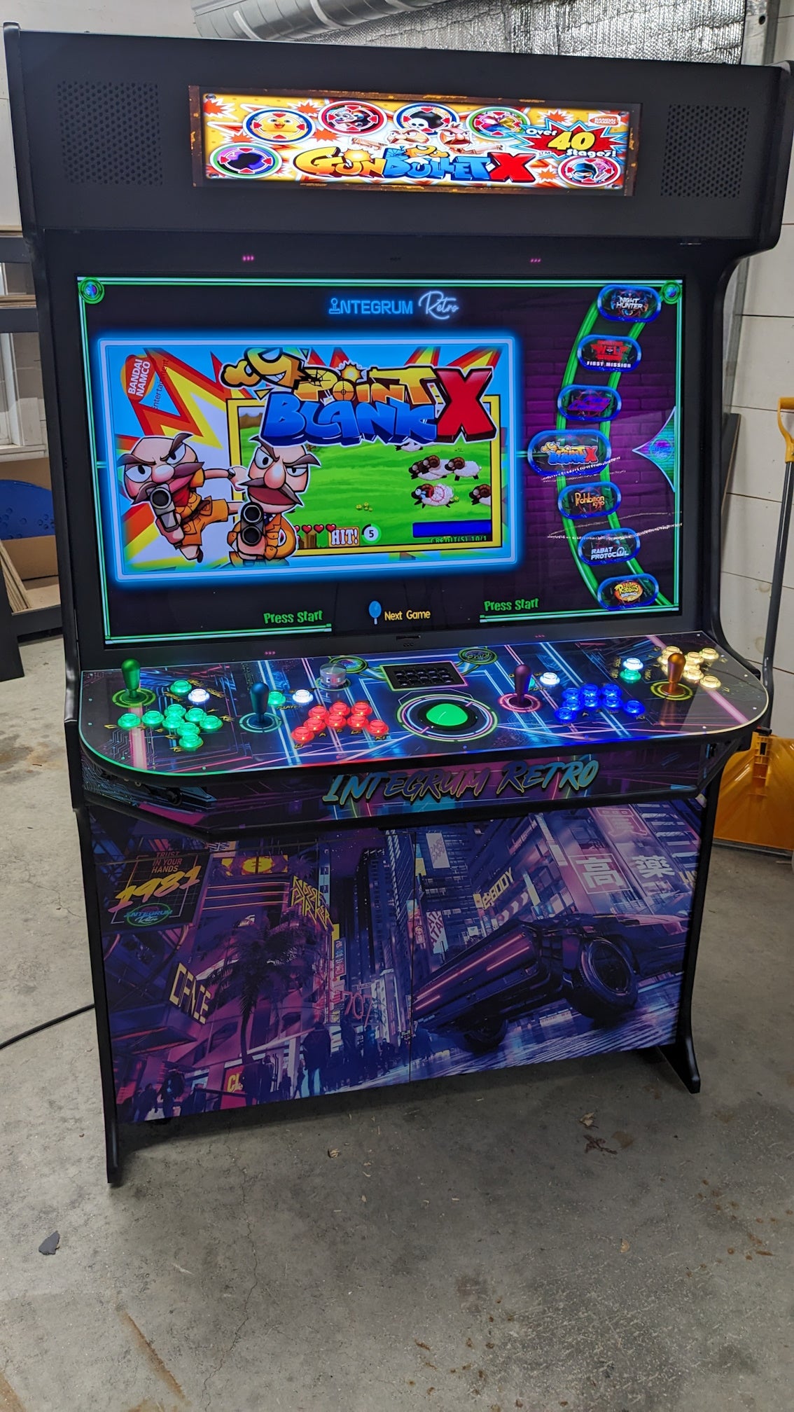 The ENVY  Ultimate 4-Player Retro Arcade Cabinet
