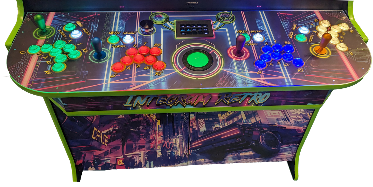 Integrum Retro Button The ENVY Ultimate 4-Player Retro Arcade Cabinet – Integrum Retro
