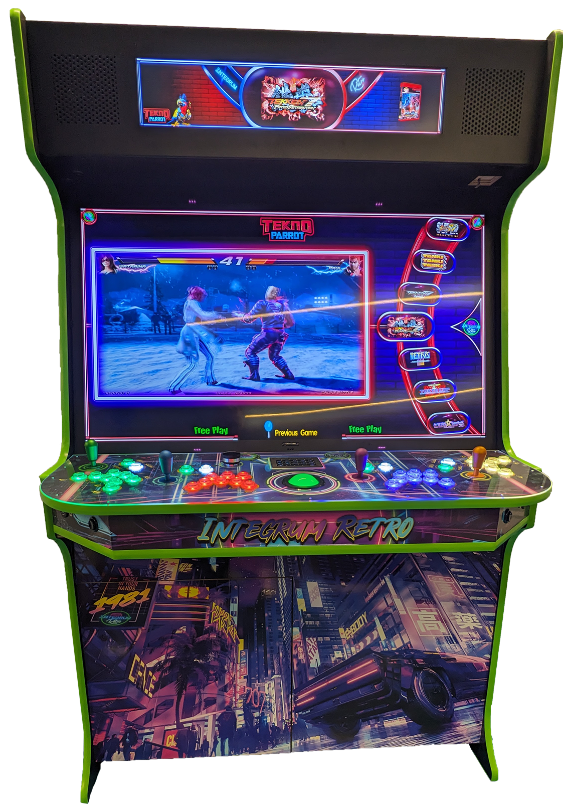 The ENVY  Ultimate 4-Player Retro Arcade Cabinet